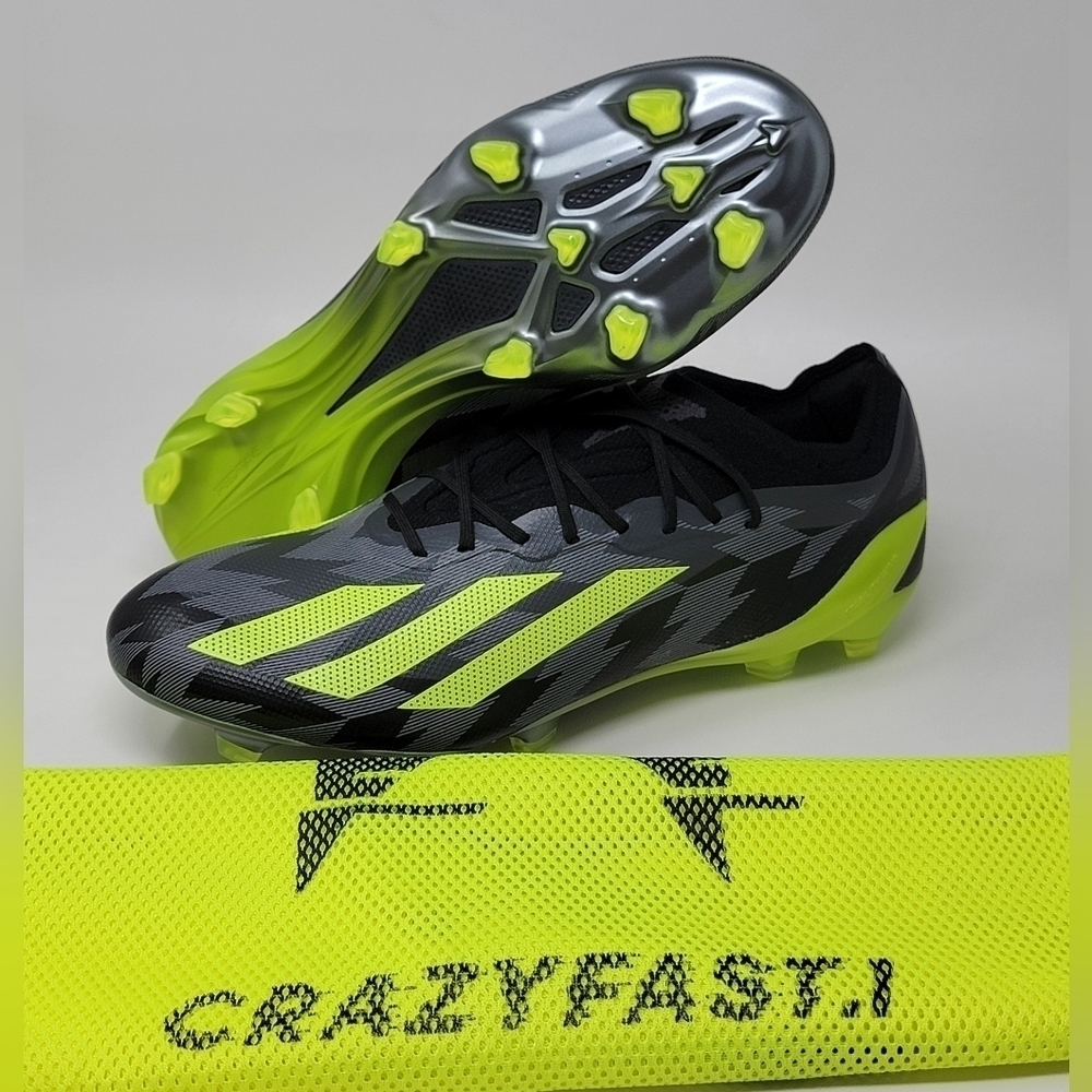 Adidas Crazyfast.1 FG Injection Soccer Cleats   Multicolor IG0670 Mens 6.5 New
